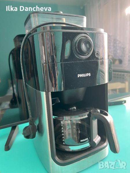 Кафемашина Philips HD7767- черна и металик, с остатъчна гаранция 13 месеца, снимка 1