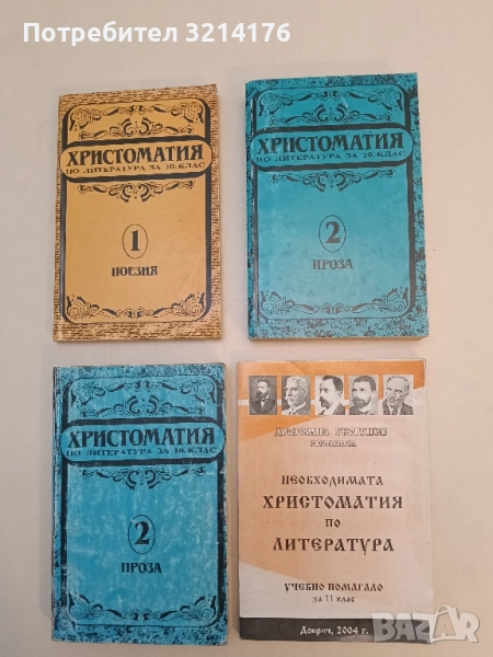 Необходимата христоматия по литература за 11. клас – Сборник, снимка 1