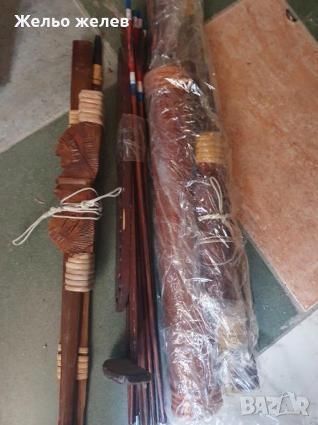 Лък,бамбук,комплект,с стрели, снимка 1
