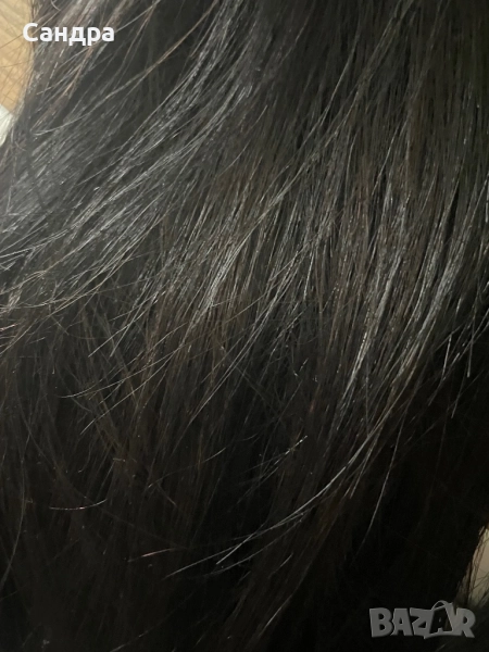 Естествена коса 2 реда, снимка 1