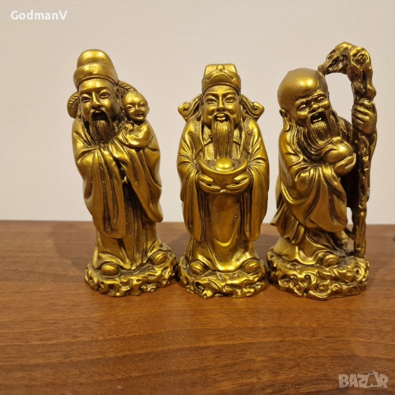 🧧✨ Трите китайски мъдреци Fu – Lu – Shou, снимка 1