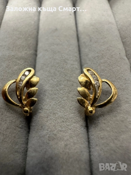 Златни обички - 18к, снимка 1