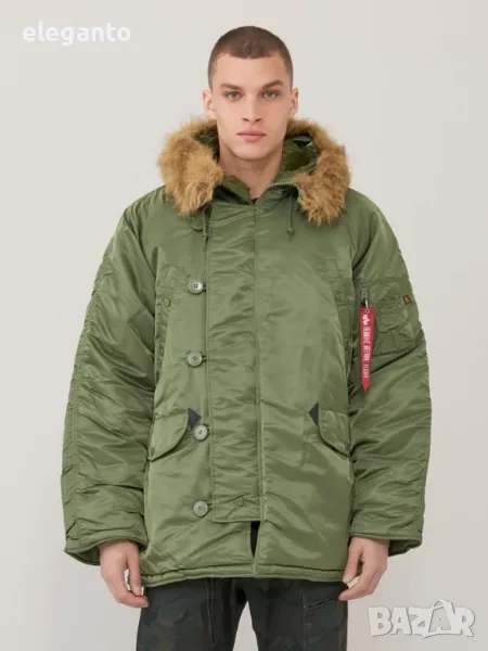 Alpha Industries N-3B зимна дебела мъжка  парка размер М, снимка 1