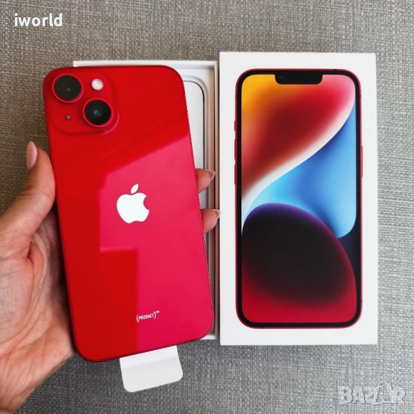НОВ❗️ iPhone 14❗️Лизинг от 50лв/м ❗️ГАРАНЦИЯ ❗️ RED ❗️червен 128, снимка 1