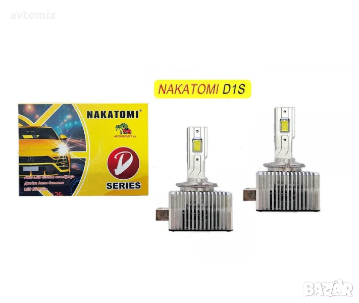 D1S LED крушки комплект Nakatomi, 12V , снимка 1