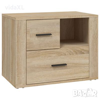vidaXL Нощно шкафче, дъб сонома, инженерно дърво 60x36x45 см（SKU:816739, снимка 1