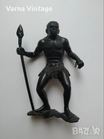 Войници. Неандерталец с копие. мащаб 150 мм (ДЗИ) СССР.