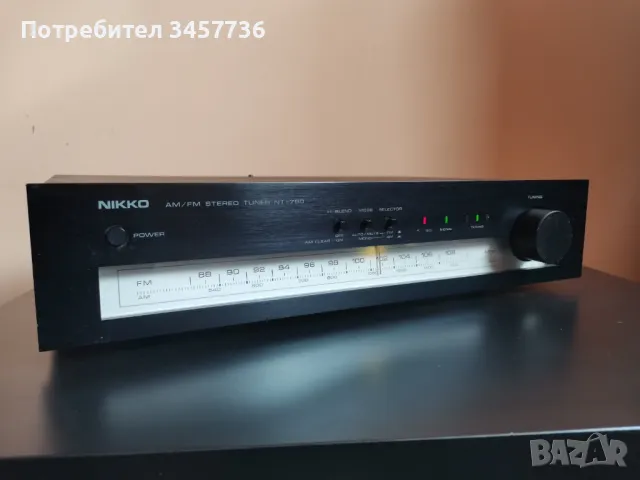 Винтидж Японски Стерео Тунер NIKKO NT-790 , снимка 5 - Ресийвъри, усилватели, смесителни пултове - 49636578