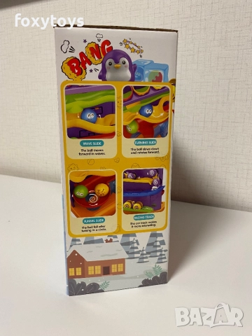 Бебешка игра с топки, чукче и количка за спускане, снимка 5 - Образователни игри - 51619132