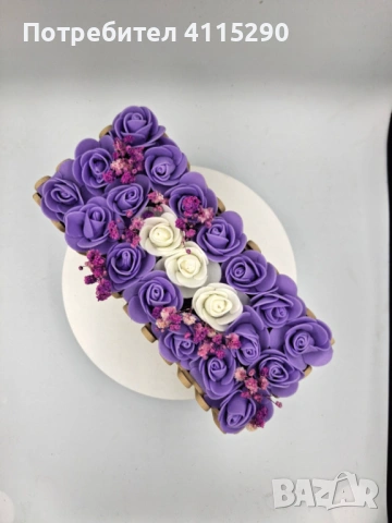 Вечни букети, снимка 3 - Ръчно изработени сувенири - 54079577