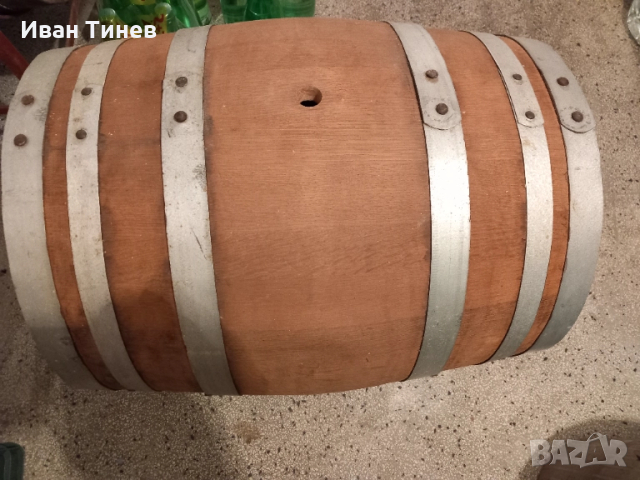 Дъбова бъчва 100 литра със стойка и канелка., снимка 2 - Други стоки за дома - 51561770