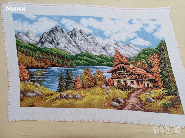 Гоблен " Планинско езеро" и "Воденица в гората"