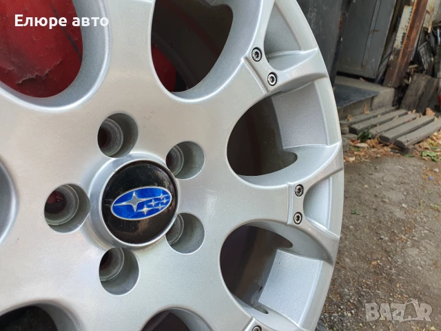 Джанти Субару 5x100x7,5J17ет45, снимка 18 - Гуми и джанти - 50993610