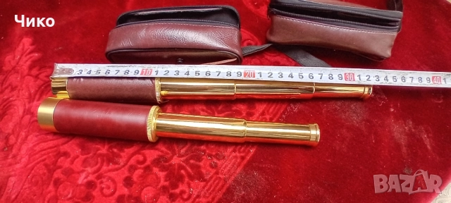 2бр здрави бронзови далекогледи, снимка 6 - Антикварни и старинни предмети - 52292809