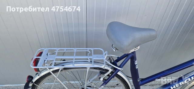 Дамски алуминиев велосипед HERCULES колело с кошница 28", снимка 5 - Велосипеди - 53780962