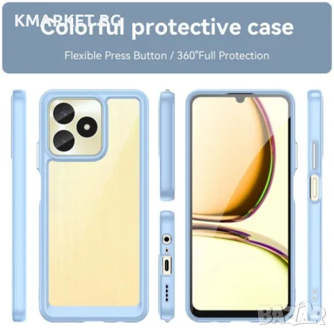 Realme Note 50 Силиконов Калъф Transparent TPU и Протектор, снимка 5 - Калъфи, кейсове - 47897336