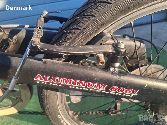 Алуминиев сгъваем велосипед-20 цола , снимка 5 - Велосипеди - 52416854