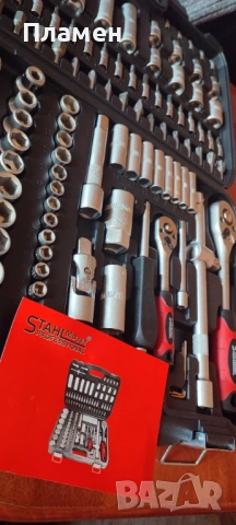 Гедоре 108 части STAHLMAYER Хром ванадиева стомана, снимка 3 - Гедорета - 53871299