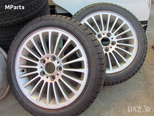 БМВ Е46 Оригинални Джанти Стайл 73 17 цола 7 Бр. 36116753816  E46 330xi BMW LA wheel radial spoke 73, снимка 2 - Гуми и джанти - 46263061