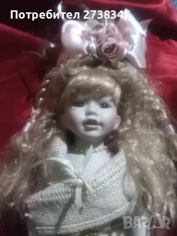 Старинна порцеланова кукла със стойка , снимка 13 - Кукли - 49335234