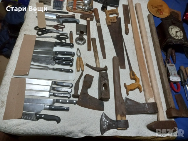 Антики ножове брадви инструменти , снимка 14 - Антикварни и старинни предмети - 53670924