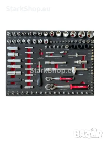 Професионален Шкаф с Инструменти HAWEK 261 части 5 пълни чекмеджета и 2 празни, снимка 5 - Други инструменти - 50318278