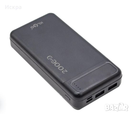 Преносима батерия KLGO 20000mAh Power Bank KP-21, снимка 3 - Друга електроника - 45582505