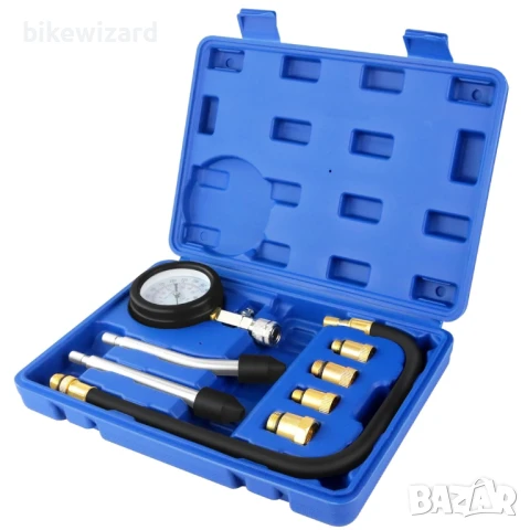 Тестер за компресия, компресомери за двигател, устройство за бензинов двигател 0-20 Bar или 0-300 PS