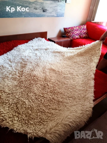 голям червен китеник, снимка 5 - Покривки за легло - 50928627