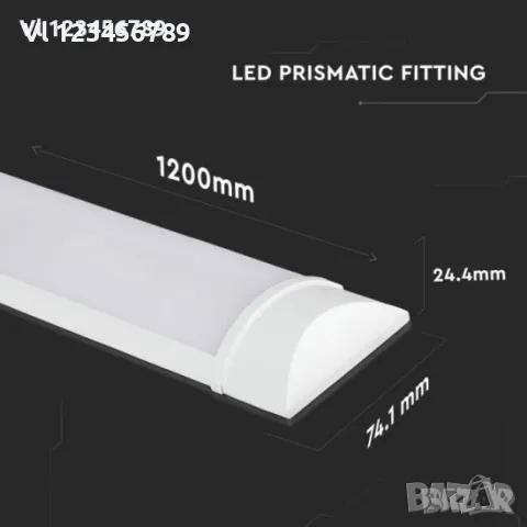 LED /лампа/ линейно тяло 40W 120 СМ, снимка 5 - Лед осветление - 47628517