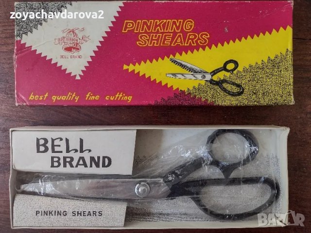 НОВА ВИНТИДЖ РОЗОВА НОЖИЦА VINTAGE PINKING SHEARS