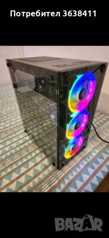 Геймърски компютър гаранция/i3 9100f 16GB,GTX 1070 8GB, 256GB SSD HDD 1TB, снимка 5 - Геймърски - 48461473