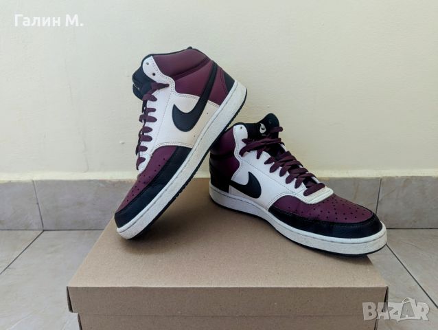 Nike Court Vision Mid, снимка 1 - Кецове - 46646989