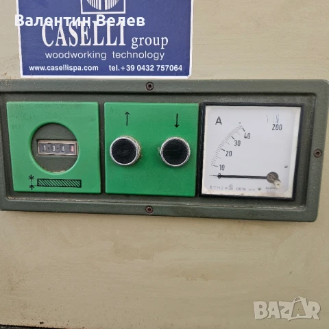 двувалов калибровачен шлайф на 1100мм.с пета-SCM, снимка 3 - Други машини и части - 51389311