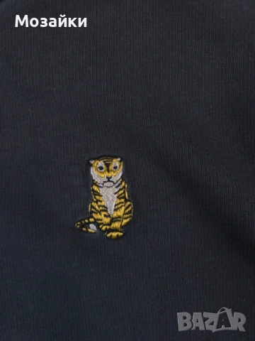 Only Life crewneck с тигрова бродерия, като ново, размер L, снимка 3 - Суичъри - 53596267