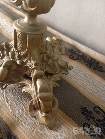 Бароков свещник, снимка 3 - Други ценни предмети - 53139161