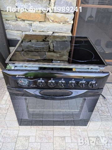 Фурна със стъклокерамичен плот ЕДЕСА за вграждане