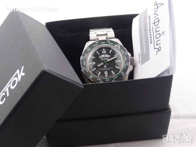 ВОСТОК АМФИБИЯ АВТОМАТИЧЕН- "Турист" ref: 14047Г, снимка 5 - Мъжки - 53472449