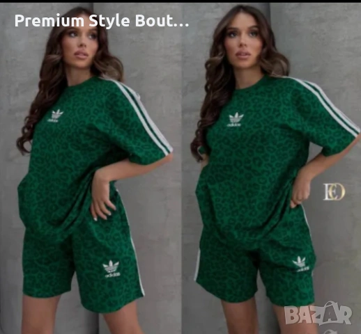 дамски летни  екипи adidas тениска и панталонки, снимка 4 - Спортни екипи - 53665060