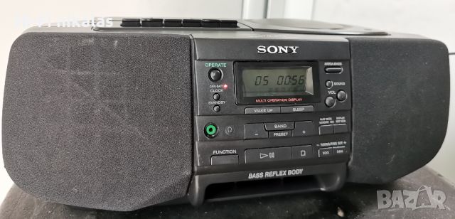 радио касетофон CD player компакт диск SONY CFD-S23, снимка 4 - Радиокасетофони, транзистори - 45622573