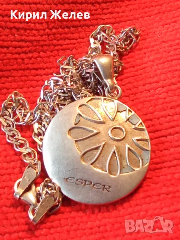 ESPER БУТИКОВ СРЕБЪРЕН ПЕНДАНТ със СРЕБЪРНО КОЛИЕ ВЕРИЖКА СРЕБРО 925 РЪЧНА АРТ ИЗРАБОТКА 49839, снимка 12 - Колиета, медальони, синджири - 49247950