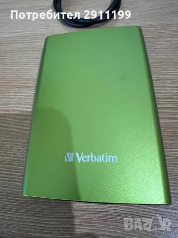 Външен диск Verbatim 2.5” HDD, снимка 2 - Твърди дискове - 48122317