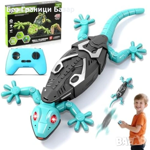 Нова играчка Дистанционно гущер робот 360° въртене, катери по стени, USB