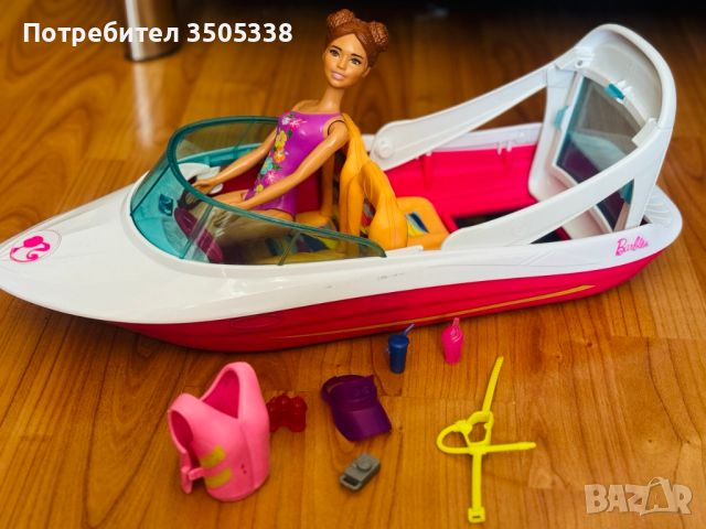Яхта за кукли - Барби + аксесоари, снимка 6 - Играчки за стая - 46408994