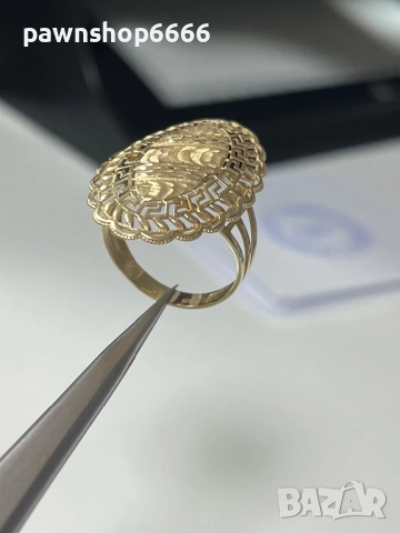 Златен пръстен 14К, снимка 3 - Пръстени - 52824994