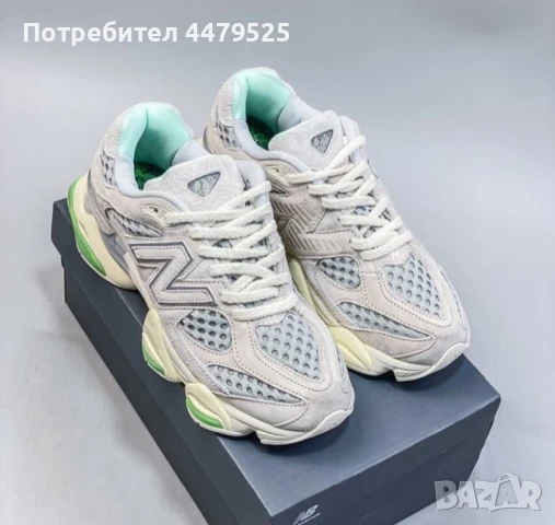 Нови дамски маратонки New balance 9060 grey, снимка 3 - Маратонки - 51005000