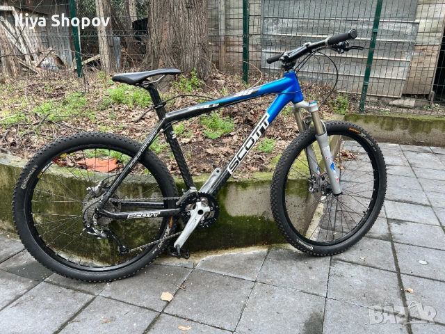 Карбонов Scott Scale 30 – 26",FOX въздушна, Shimano LX, Mavic, 10.5 кг, снимка 6 - Велосипеди - 53912181