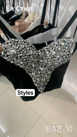 💎Ефектни дамски бюстиета С М Л размер, снимка 3 - Корсети, бюстиета, топове - 54075408