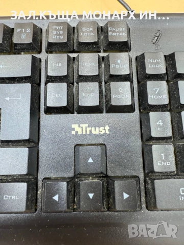 Клавиатура trust ziva gaming led keyboard us, 23697, снимка 5 - Клавиатури и мишки - 51896948