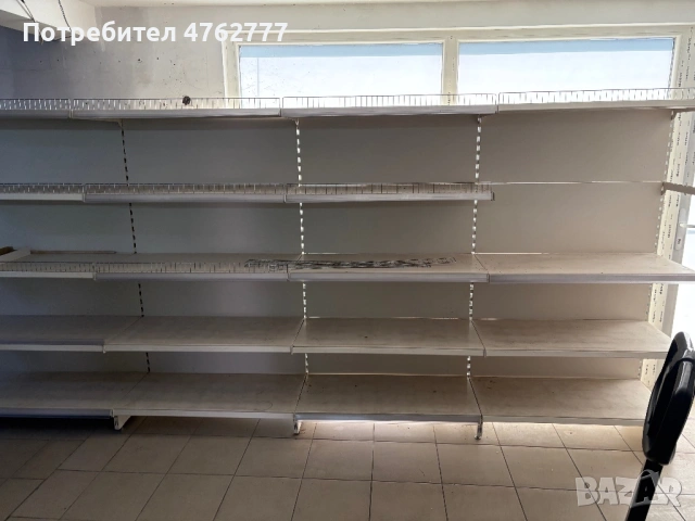 Продава се хладилна ветрина и метални стилажи, снимка 5 - Витрини - 53807451